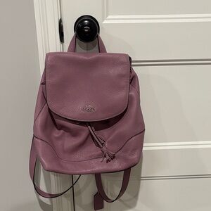 Coach Women's lilac Leather Backpack